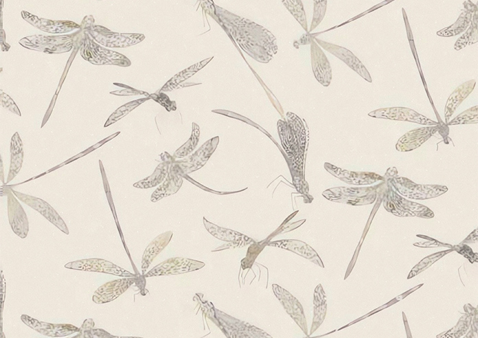 Dragonflies, Natural - Motorised Roman Blind - Image 7